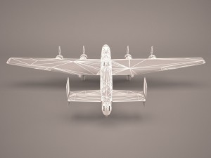 handley page halifax mk3 raf 3D Model