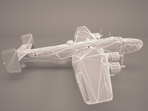 handley page halifax mk3 raf 3D Model