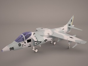 mcdonnell douglas av-8b harrier ii 3D 模型