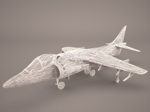 mcdonnell douglas av-8b harrier ii 3D 모델