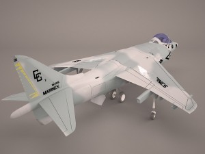 mcdonnell douglas av-8b harrier ii 3D 모델