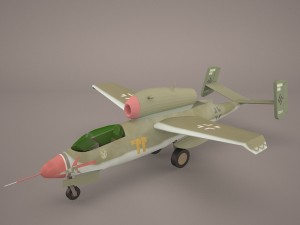 heinkel he 162 volksjaeger v15 3D Model