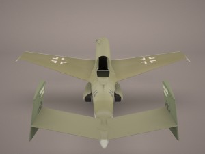 heinkel he 162 volksjaeger v15 Modelo 3D