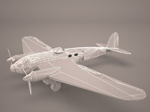heinkel he 111 3D 模型