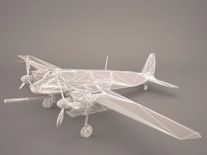 henschel hs-129b-3 3D Model