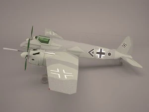 henschel hs-129b-3 3D Model