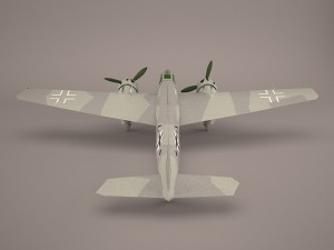 henschel hs-129b-3 3D Модель