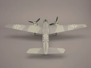 henschel hs-129b-3 3D Model