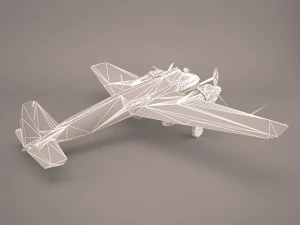 henschel hs-129b-3 3D Model