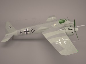 henschel hs-129b-3 3D Модель