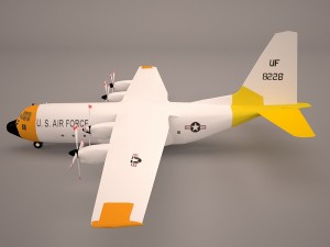 hercules c130 usa Model 3D