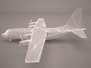 hercules c130 etats-unis Modèle 3D