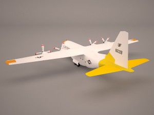 hercules c130 usa Model 3D