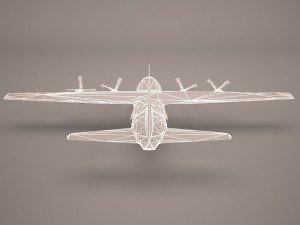 hercules c130 usa Model 3D