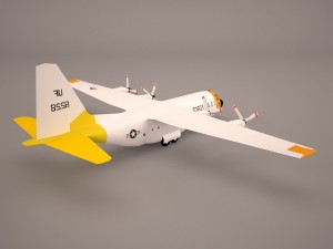 hercules c130 usa Model 3D