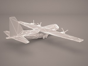 hercules c130 usa Model 3D
