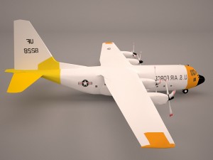 hercules c130 usa Model 3D