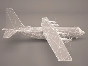 hercules c130 etats-unis Modèle 3D
