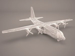 hercules c130 etats-unis Modèle 3D
