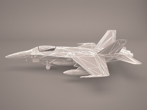 ea-18g growler - vaq-132 scorpions Modelo 3D