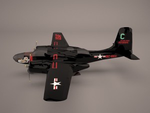a-26b invader Model 3D
