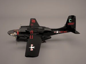 a-26b invader 3D Model