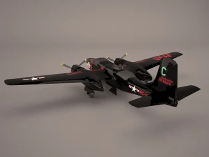 a-26b invader 3D Model