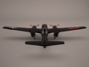a-26b invader Model 3D