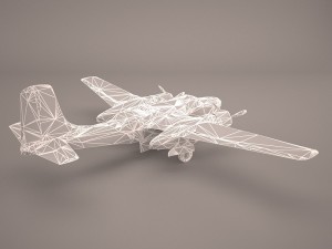 a-26b invader Model 3D