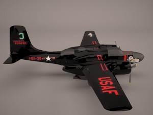 a-26b invader Model 3D
