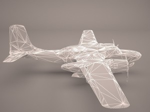 a-26b invader Model 3D