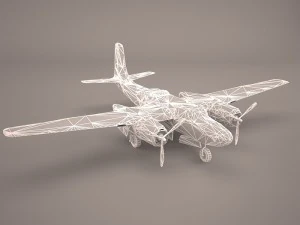 a-26b invader 3D Model