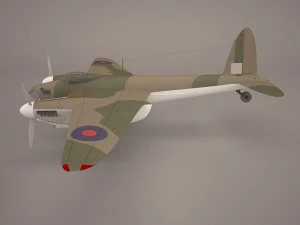 de havilland dh-98 3D Model