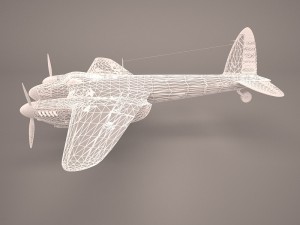 de havilland dh-98 3D 모델
