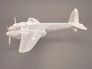 de havilland dh-98 3D Model