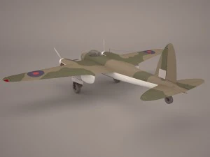 de havilland dh-98 3D Model