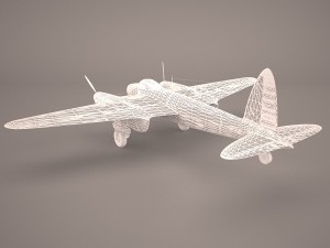 de havilland dh-98 3D 모델