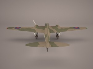 de havilland dh-98 3D 모델