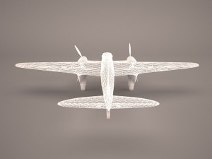 de havilland dh-98 3D 모델