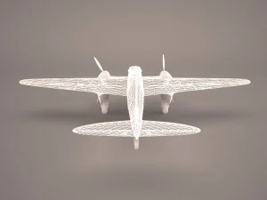 de havilland dh-98 3D Model