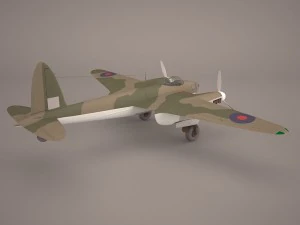 de havilland dh-98 3D Model