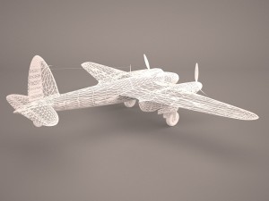 de havilland dh-98 3D 모델