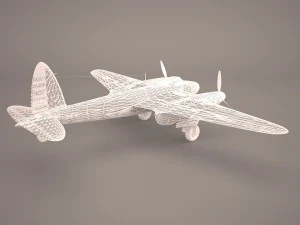de havilland dh-98 3D Model