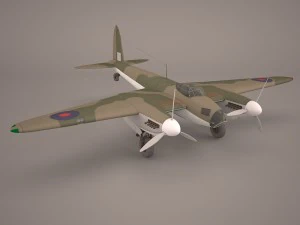 de havilland dh-98 3D Model