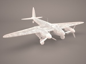 de havilland dh-98 3D 모델