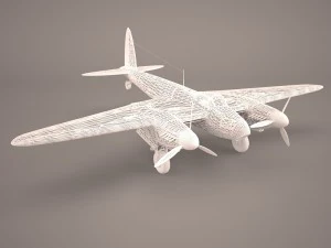de havilland dh-98 3D Model