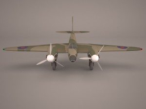 de havilland dh-98 3D 모델