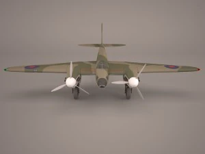 de havilland dh-98 3D Model