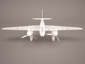 de havilland dh-98 3D 모델