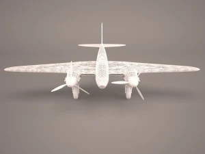 de havilland dh-98 3D Model